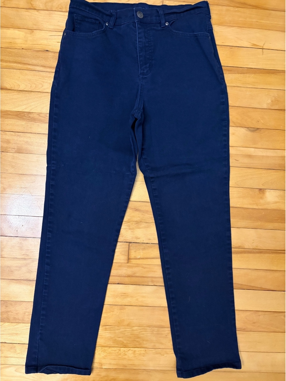 Basic Editions Women's Navy Blue Jeans Size 12
